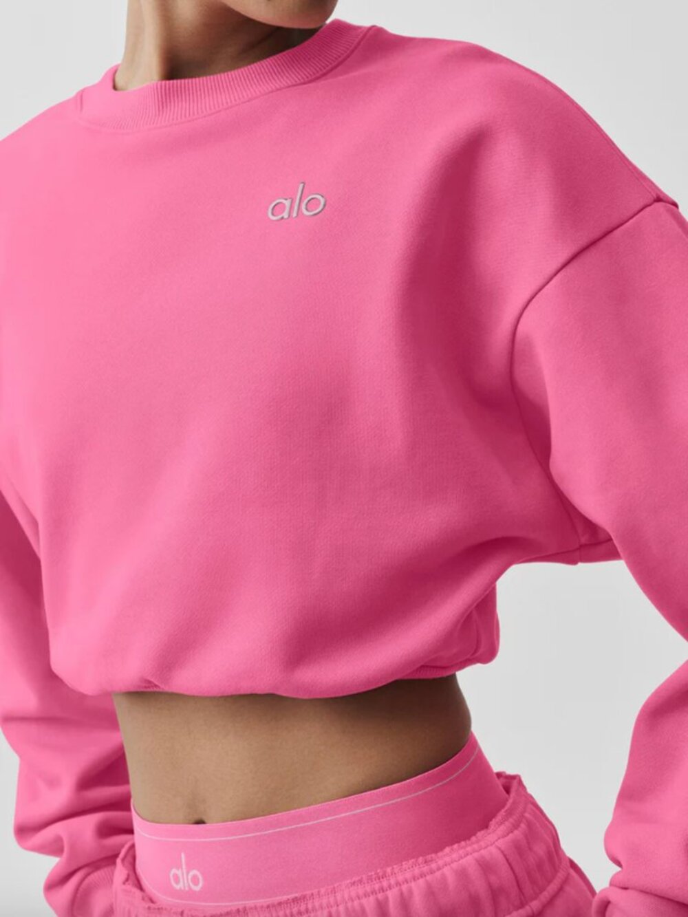 ALO YOGA Paradise Pink acolade cropped